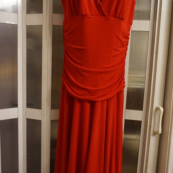 Splendid Red salsa style dress size M, bell skirt - Picture 14 of 16